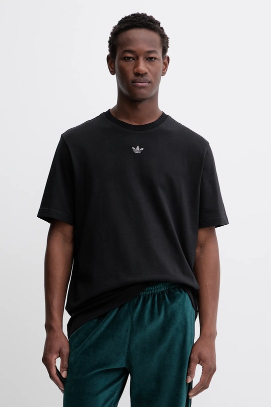 adidas Originals t-shirt bawełniany Face GFX bawełna czarny JX7759