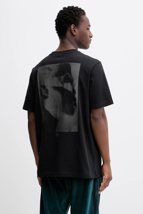 Odzież adidas Originals t-shirt bawełniany Face GFX JX7759 czarny
