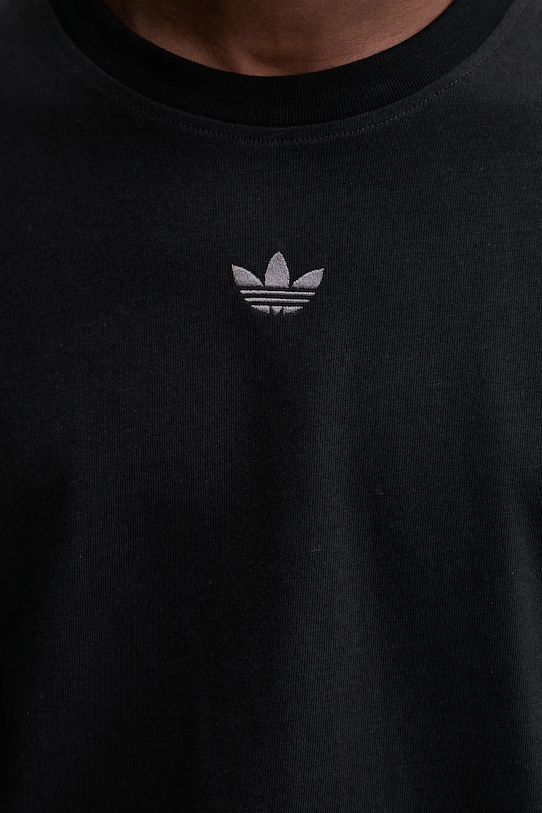 adidas Originals pamut póló Face GFX JX7759 fekete
