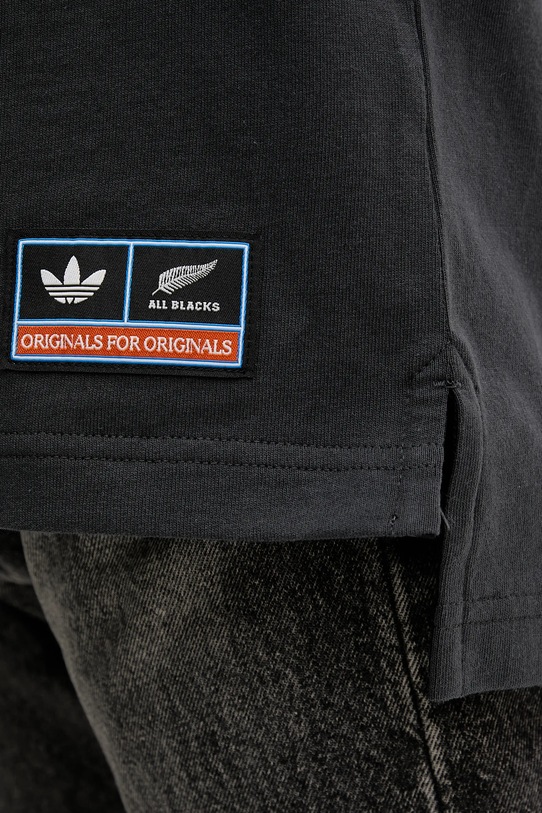 adidas Originals t-shirt bawełniany All Black KG4650