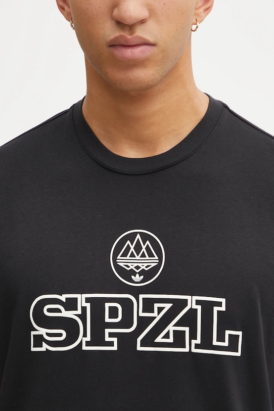 adidas Originals t-shirt bawełniany Spzl Logo Tee czarny KA3902