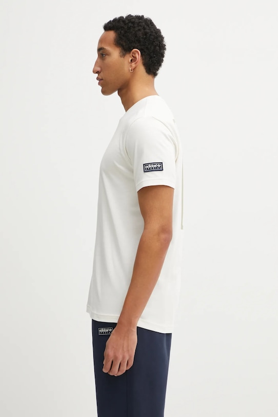 adidas Originals t-shirt bawełniany Grphc Spzl Tee KA3901 beżowy AW25