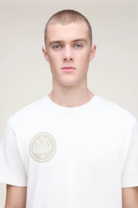 adidas Originals t-shirt bawełniany Grphc Spzl Tee KA3901 beżowy