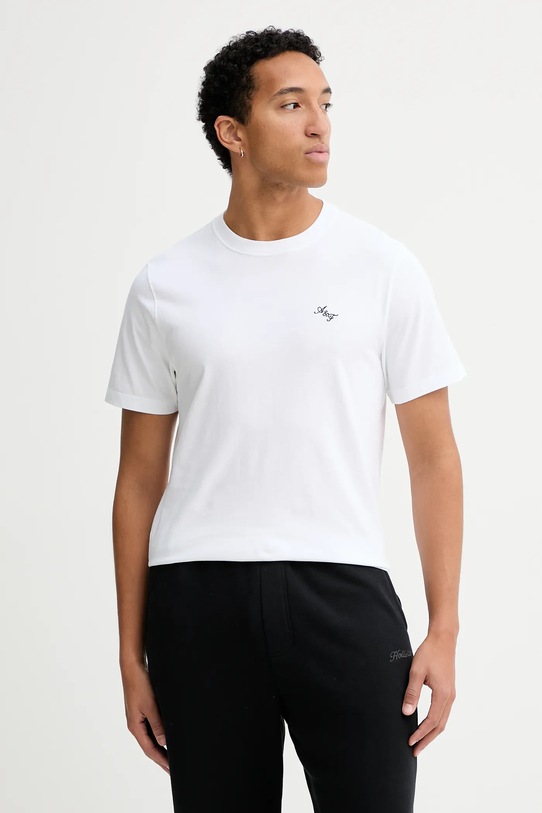 Odjeća Pamučna majica Abercrombie & Fitch KI123.5255.100 bijela