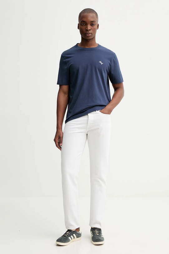 Abercrombie & Fitch t-shirt bawełniany KI123.5255.200 niebieski AW25
