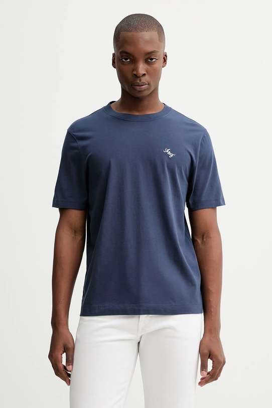 Odzież Abercrombie & Fitch t-shirt bawełniany KI123.5255.200 niebieski