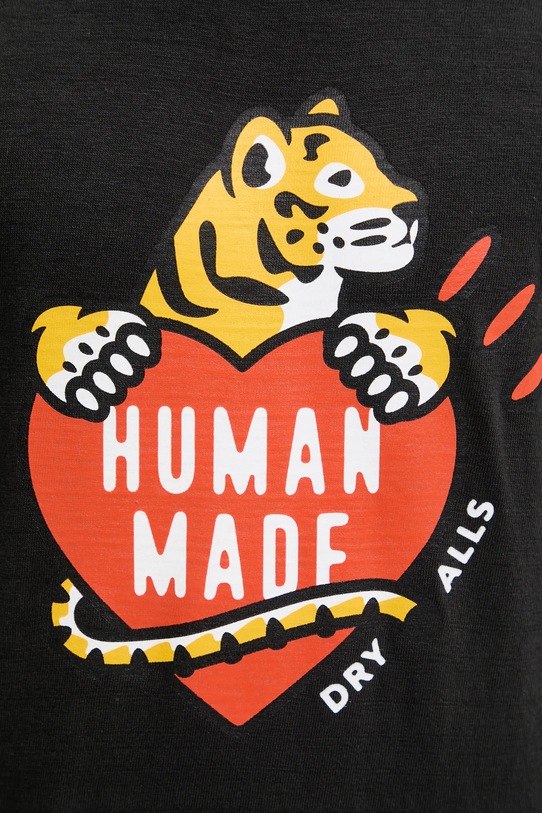 Human Made t-shirt bawełniany GRAPHIC czarny HM30TE007