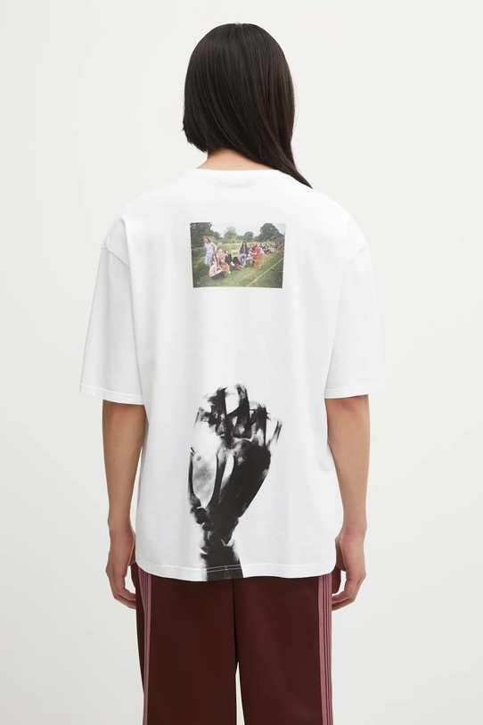 Undercover t-shirt bawełniany T.Shirt nadruk biały UC2E4813.7