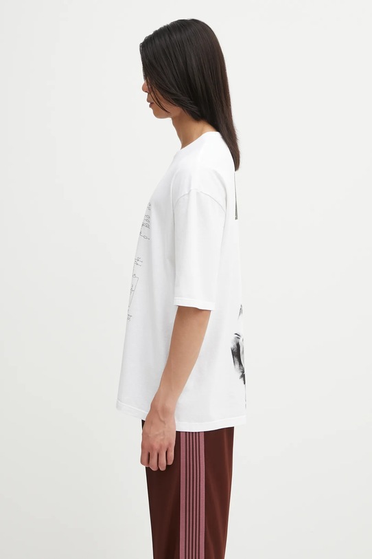 Undercover t-shirt bawełniany T.Shirt UC2E4813.7 biały AW25