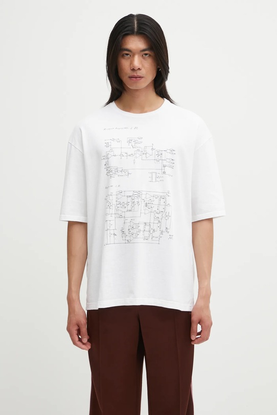 Odzież Undercover t-shirt bawełniany T.Shirt UC2E4813.7 biały
