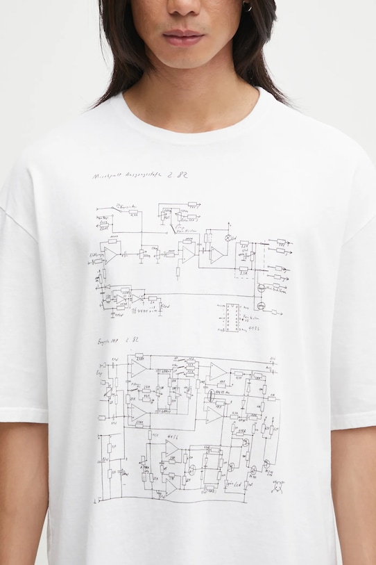 Undercover t-shirt in cotone T.Shirt bianco UC2E4813.7