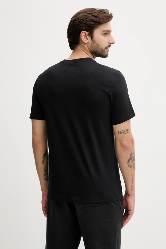 Odzież Nike t-shirt bawełniany Logo Essential N199.00A.9J.CLH czarny