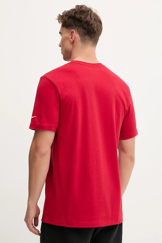 Odzież Nike t-shirt bawełniany Logo Essential N199.6DL.9B.CLH czerwony