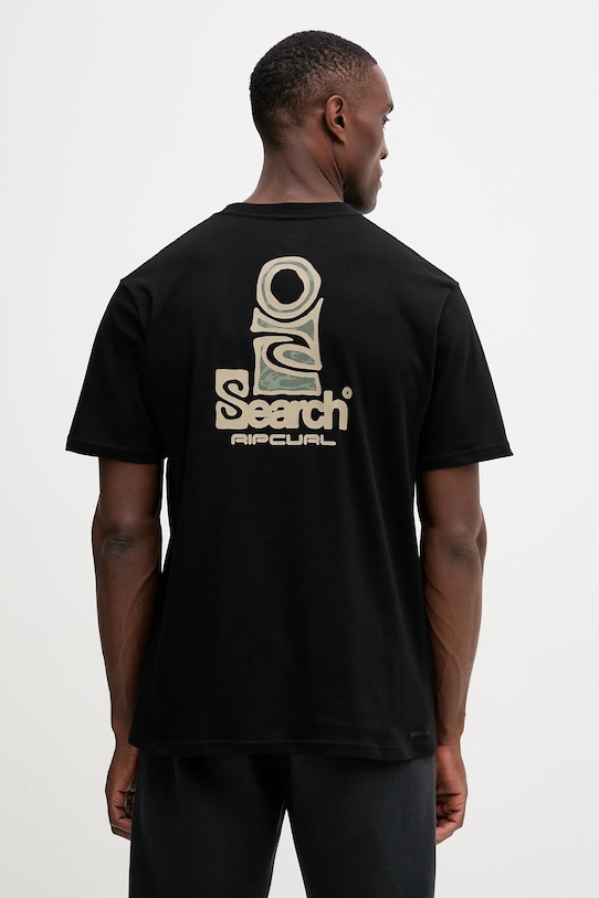 Odzież Rip Curl t-shirt VAPORCOOL 0K5MTE czarny