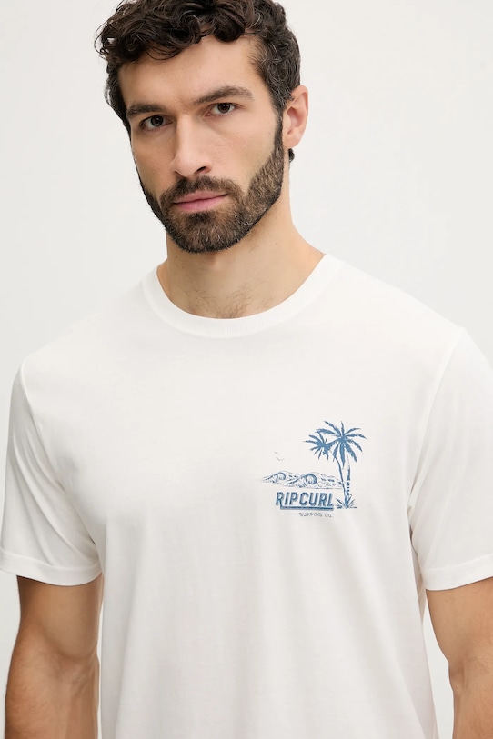 Rip Curl t-shirt bawełniany beżowy 0TYMTE