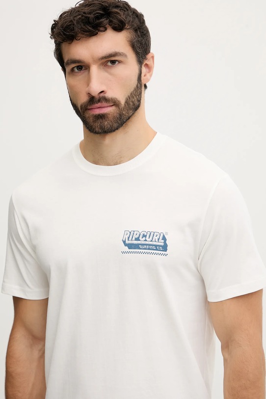 Rip Curl t-shirt bawełniany beżowy 0TZMTE