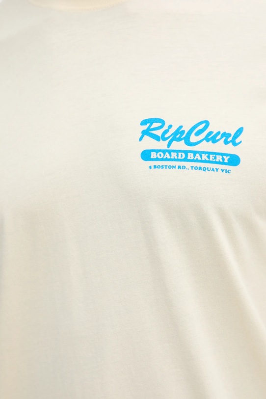 Rip Curl t-shirt bawełniany 0U7MTE beżowy