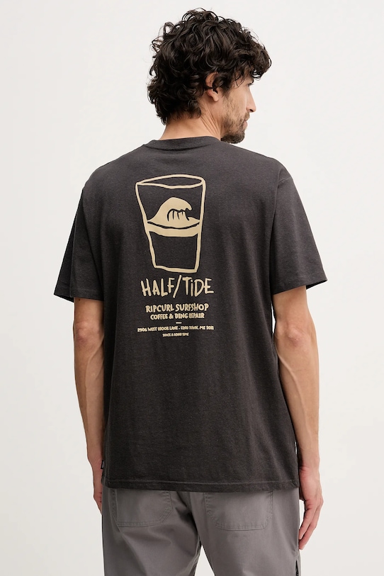 Odzież Rip Curl t-shirt SHAPER ADDRESS 0VVMTE szary
