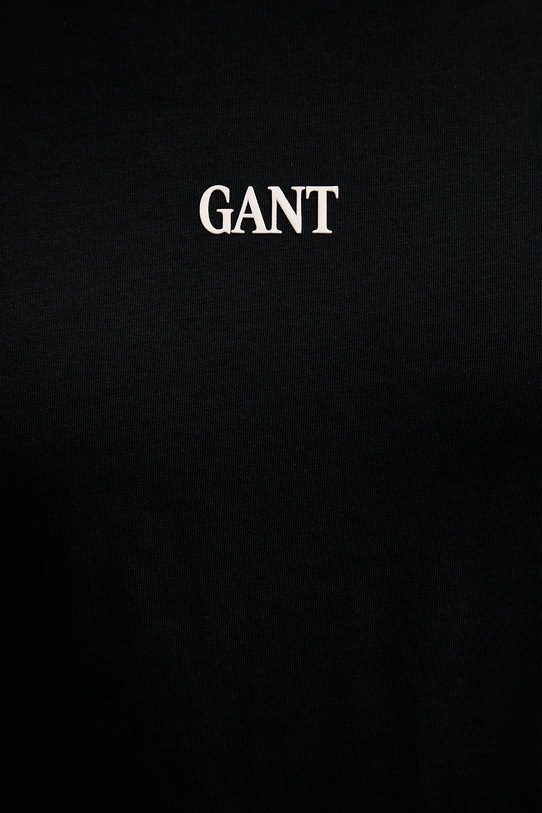 Gant t-shirt bawełniany 2003362 czarny