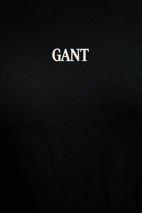 Gant t-shirt bawełniany 2003362 czarny