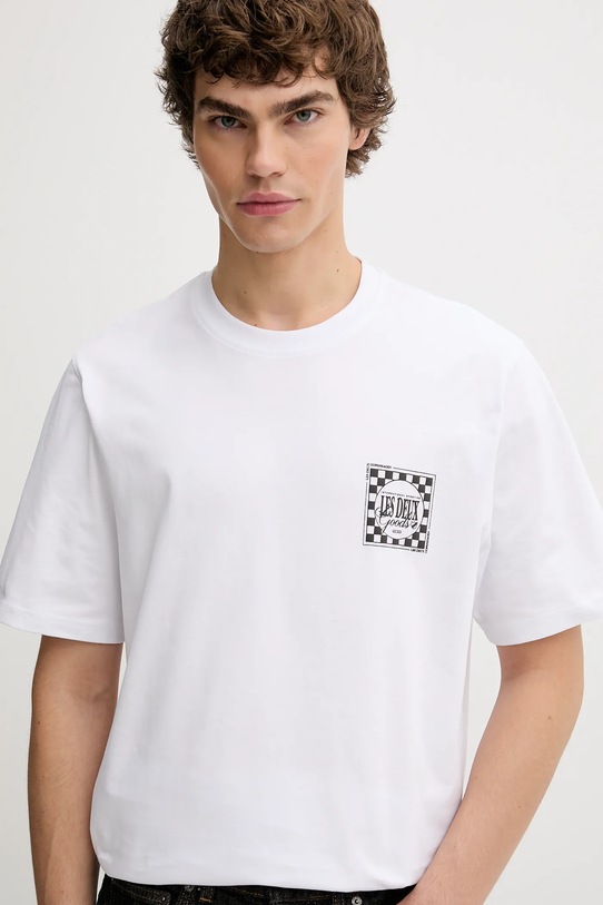 Les Deux t-shirt bawełniany Goods biały 1000501