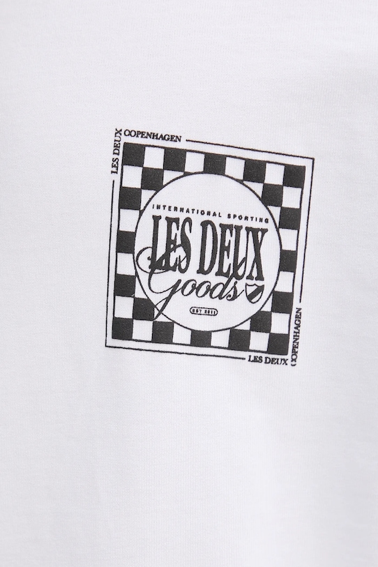 Les Deux t-shirt bawełniany Goods 1000501 biały