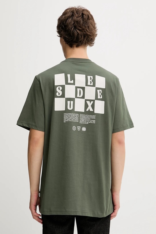 Odzież Les Deux t-shirt bawełniany Rook 1000833 zielony