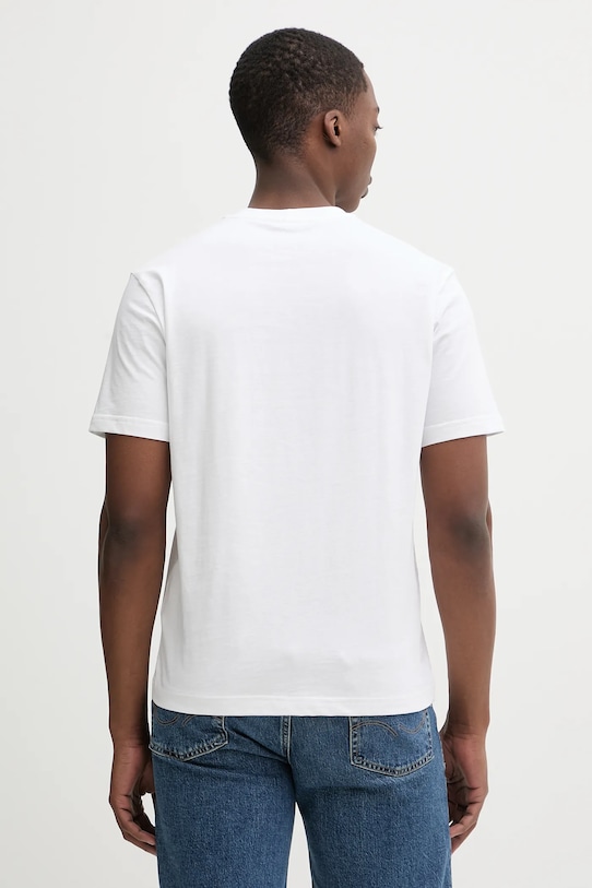 Ρούχα Βαμβακερό μπλουζάκι United Colors of Benetton 3MI5U10BG λευκό