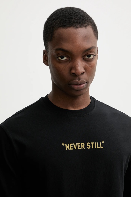 Памучна тениска United Colors of Benetton черен 3MI5U10BG