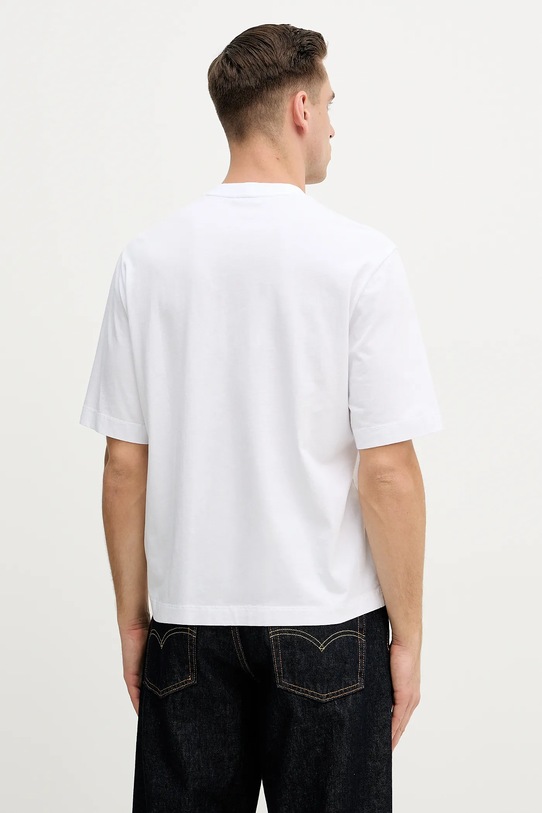 Odzież Sisley t-shirt bawełniany 3UYBS104T biały