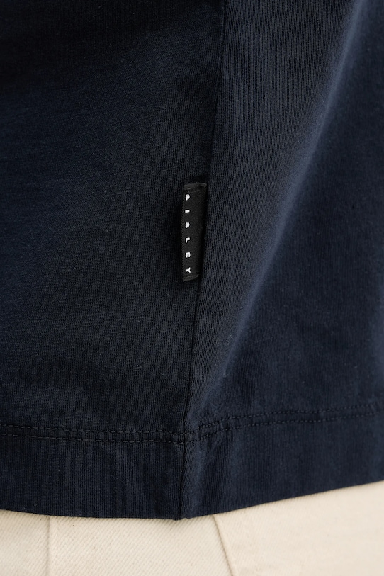 Sisley t-shirt bawełniany 3UYBS104T granatowy