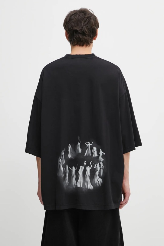 Odzież 032C t-shirt bawełniany 'Hansel And Gretel' F25.URC.0152.050 czarny