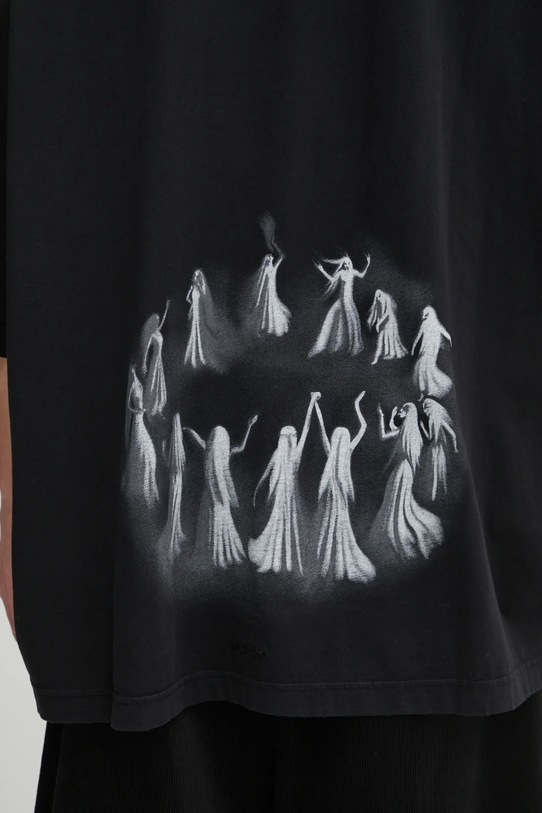 032C t-shirt bawełniany 'Hansel And Gretel' czarny F25.URC.0152.050