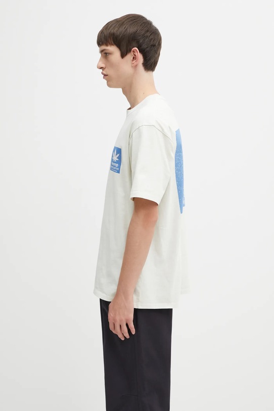 Gramicci t-shirt bawełniany Hemp G5FU.T081 beżowy AW25