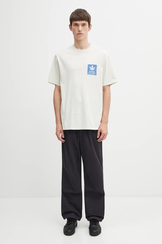 Gramicci t-shirt bawełniany Hemp G5FU.T081 beżowy
