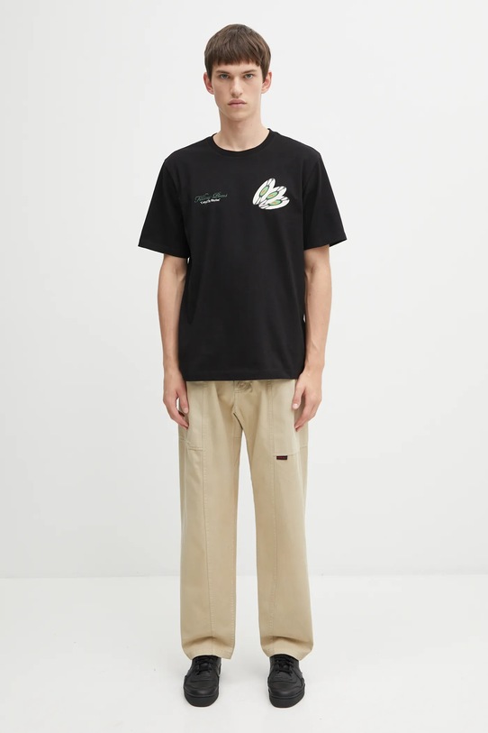 Filling Pieces t-shirt bawełniany T-shirt DJ 422520500241 czarny