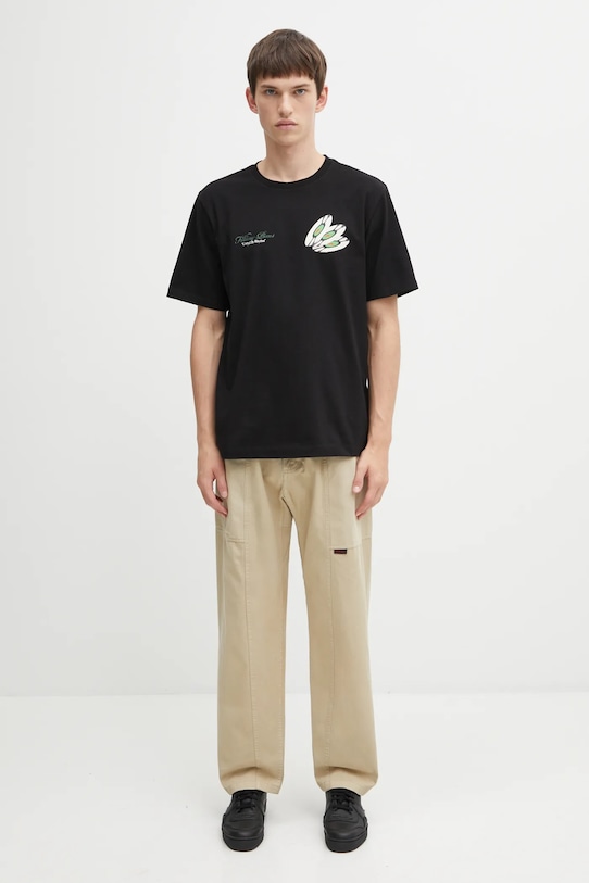 Filling Pieces t-shirt bawełniany T-shirt DJ 422520500241 czarny