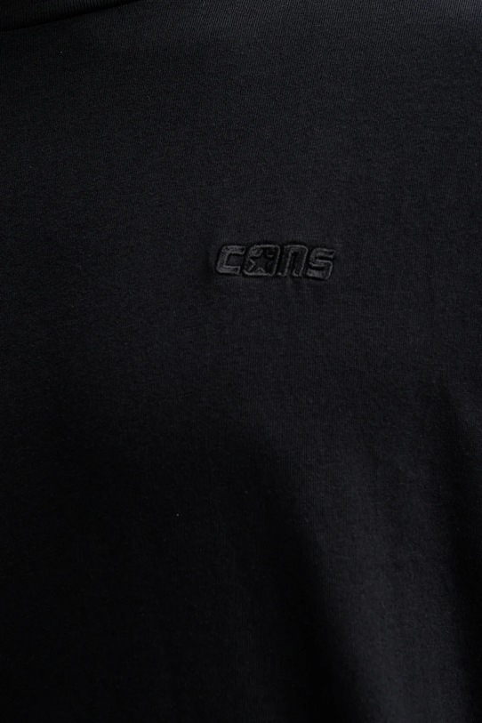 Converse t-shirt bawełniany CVM5T800 czarny