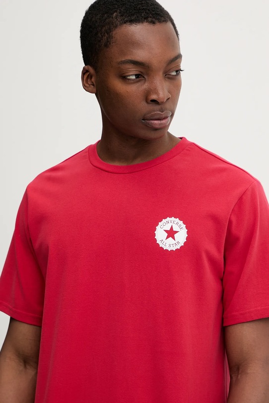 Converse t-shirt bawełniany x Coca Cola czerwony CVM5T514