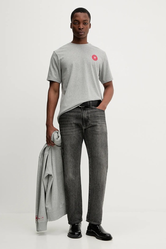 Converse t-shirt bawełniany x Coca Cola CVM5T514 szary AW25