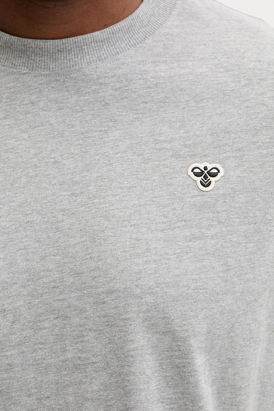 Hummel t-shirt bawełniany 230780 szary