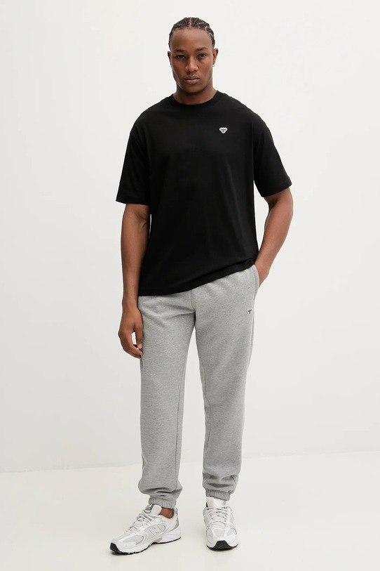 Hummel t-shirt bawełniany 230780 czarny AW25