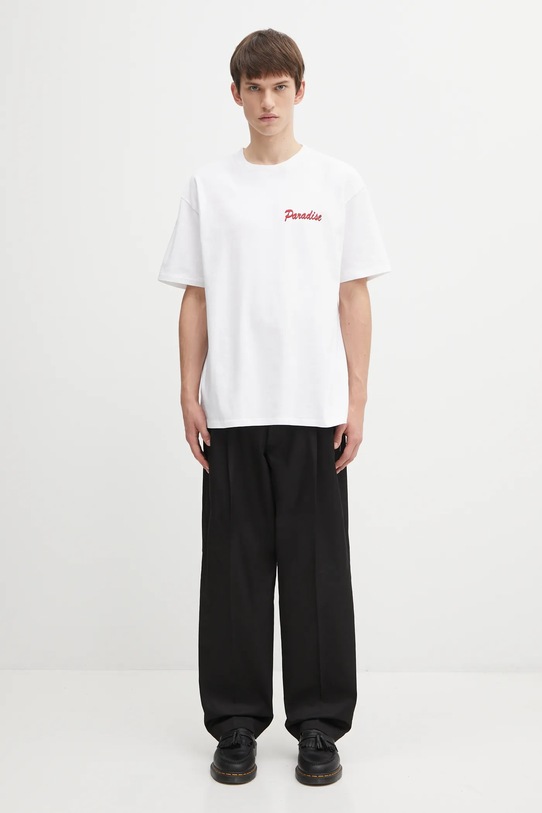 Бавовняна футболка Wacko Maria 25FW.WMT.WT10 білий
