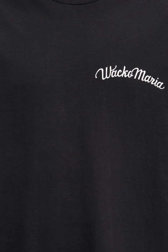Памучна тениска Wacko Maria черен 25FW.WMT.WT08