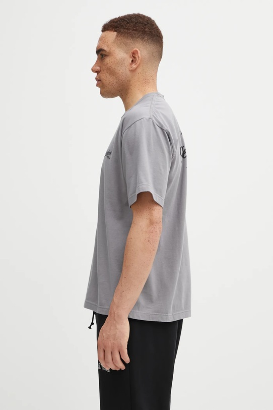 NEIGHBORHOOD t-shirt bawełniany NH. TEE SS-8 252PCNH.ST08 szary AW25