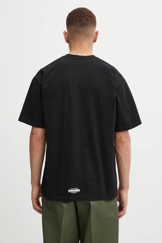 Одежда Хлопковая футболка NEIGHBORHOOD NH . TEE SS-7 252PCNH.ST07 чёрный