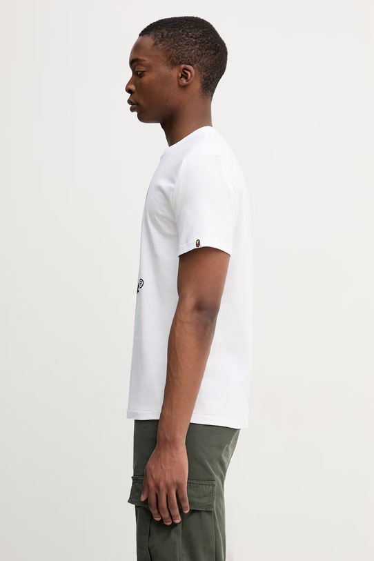 Bavlnené tričko A Bathing Ape Palm Tree Camo 001CSL301317M čierna AW25