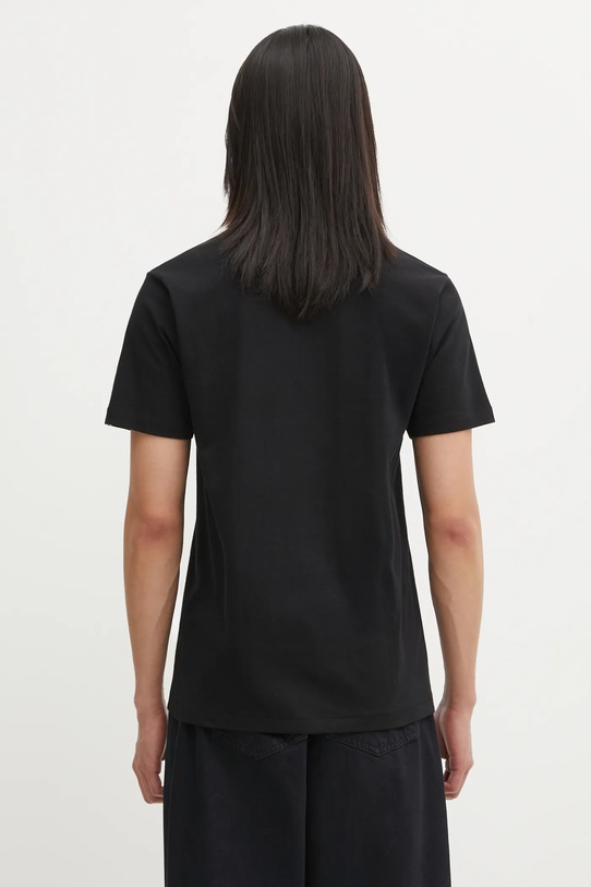 Odzież A Bathing Ape t-shirt bawełniany Script Logo 001TEL301055M czarny