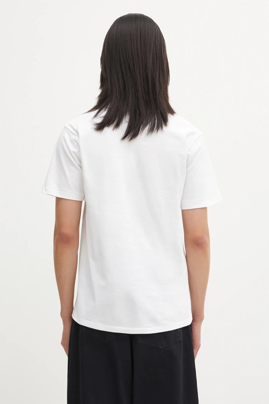 Odzież A Bathing Ape t-shirt bawełniany College Monogram Baby Milo 002TEL301008M biały