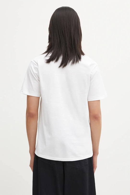 Odzież A Bathing Ape t-shirt bawełniany College Monogram Baby Milo 002TEL301008M biały